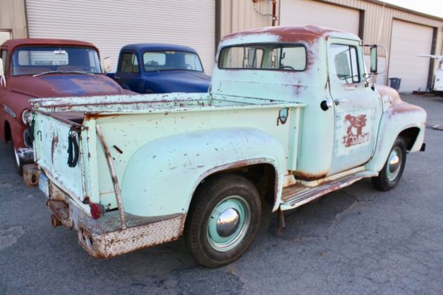1956 Green Ford F-100 Pickup