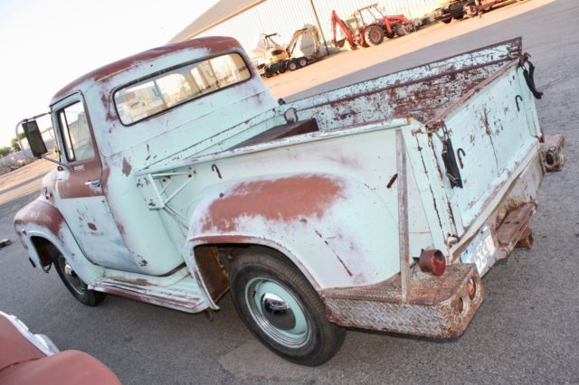 1956 Green Ford F-100 Pickup