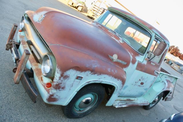 1956 Green Ford F-100 Pickup