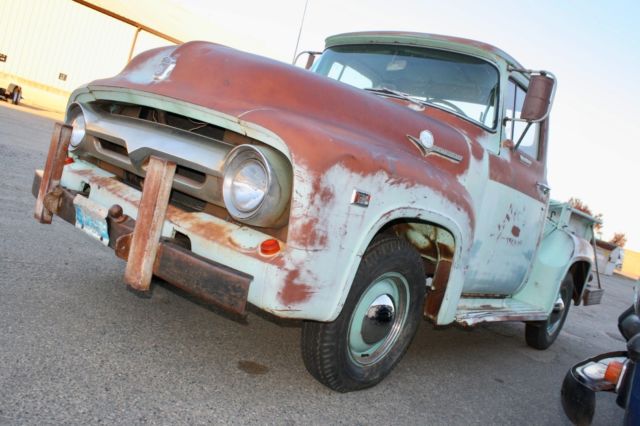 1956 Green Ford F-100 Pickup