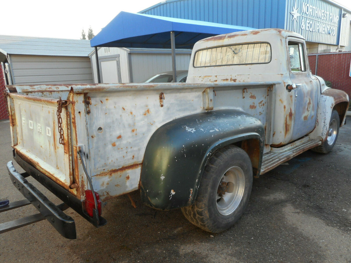 1956 Green Ford F-100 Standard Cab Pickup