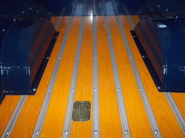 1956 blue Ford F-100 Extended Crew Cab Pickup