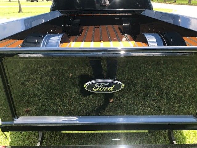 1956 blue Ford F-100 Extended Crew Cab Pickup