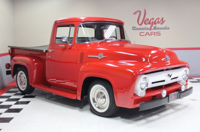 1956 Red Ford F1 Pickup --