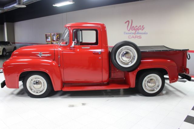 1956 Red Ford F1 Pickup --
