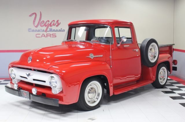 1956 Red Ford F1 Pickup --