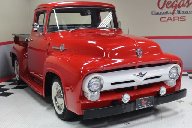 1956 Red Ford F1 Pickup --