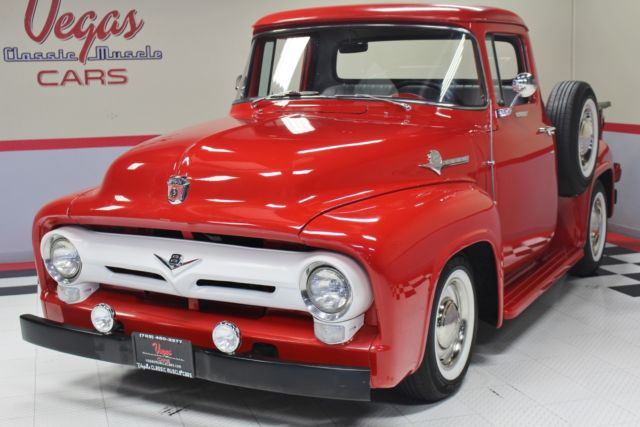 1956 Red Ford F1 Pickup --