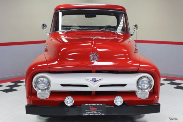 1956 Red Ford F1 Pickup --