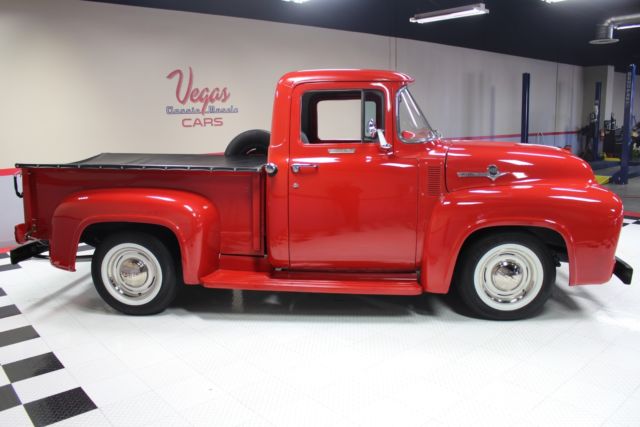 1956 Red Ford F1 Pickup --