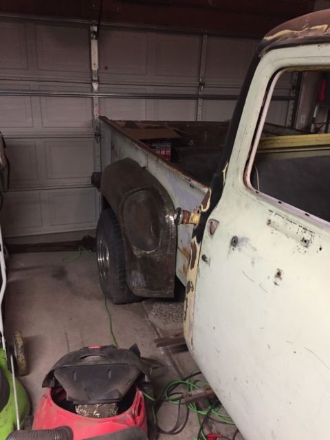 1956 Yellow Ford F-100