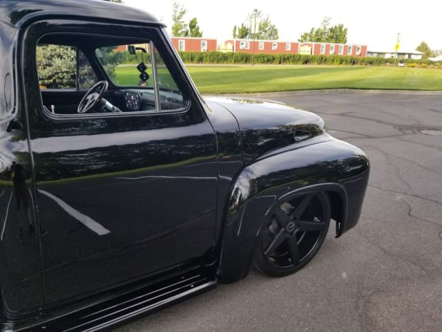 1956 Black Ford F-100 Standard Cab Pickup