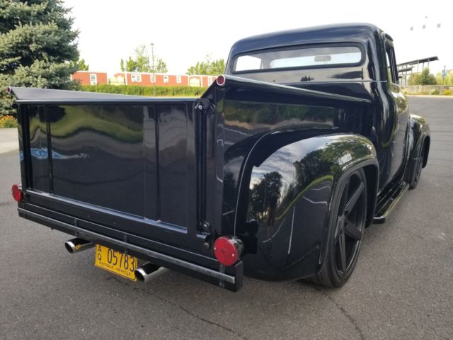 1956 Black Ford F-100 Standard Cab Pickup