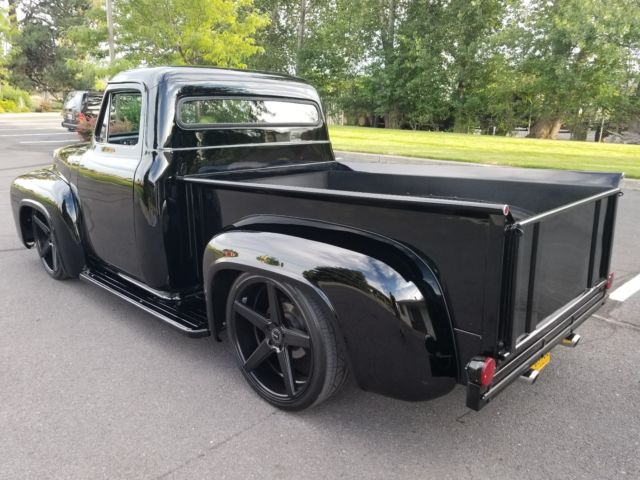 1956 Black Ford F-100 Standard Cab Pickup