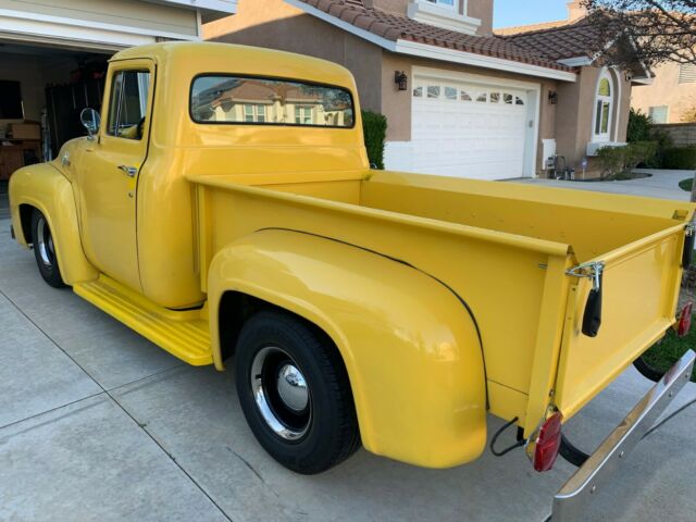 1956 Yellow Ford F-100 Standard Cab Pickup