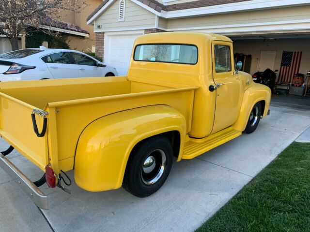 1956 Yellow Ford F-100 Standard Cab Pickup