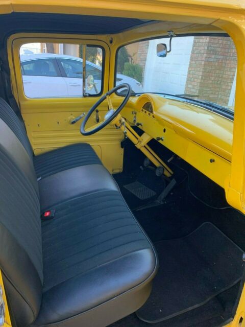 1956 Yellow Ford F-100 Standard Cab Pickup