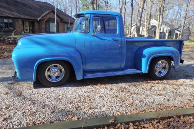 1956 Blue Ford F-100