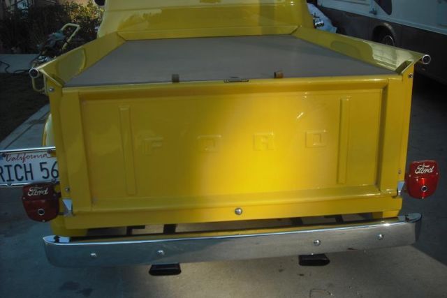 1956 Yellow Ford Other Pickups Standard Cab Pickup