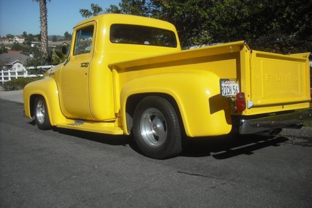 1956 Yellow Ford Other Pickups Standard Cab Pickup