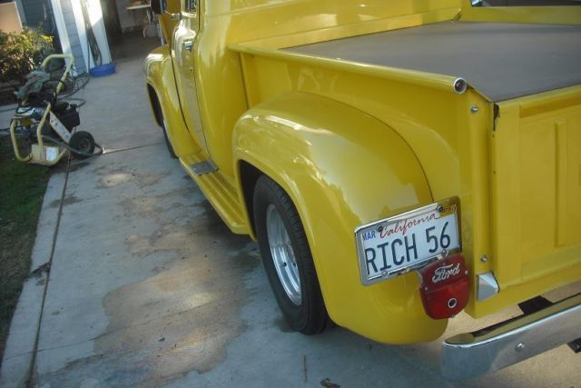 1956 Yellow Ford Other Pickups Standard Cab Pickup