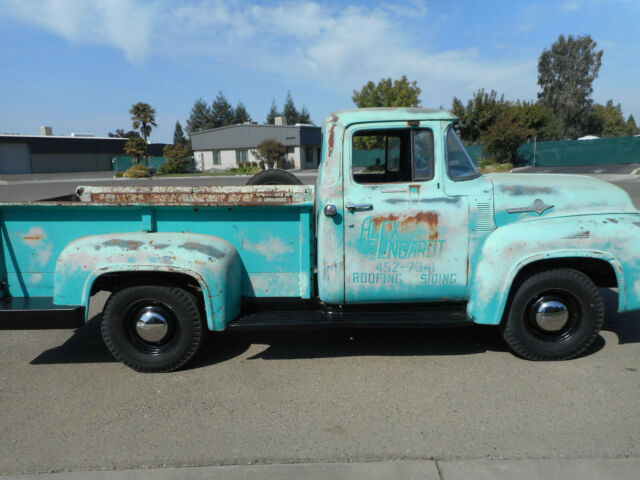 1956 Blue Ford F-100 Standard Cab Pickup