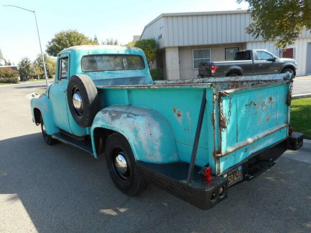 1956 Blue Ford F-100 Standard Cab Pickup