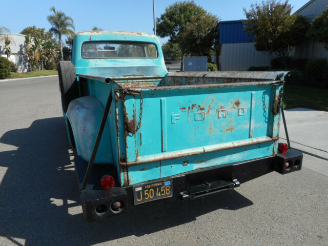 1956 Blue Ford F-100 Standard Cab Pickup