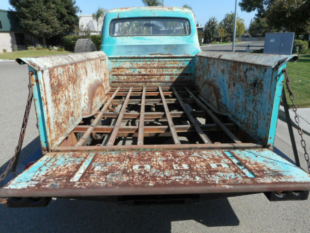 1956 Blue Ford F-100 Standard Cab Pickup