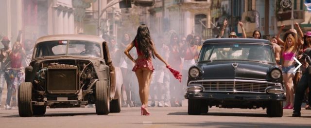 1956 Red Ford Fairlane Coupe