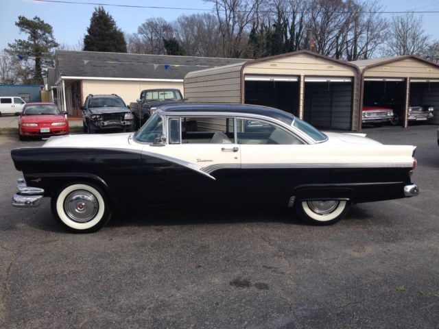 1956 Red Ford Fairlane Coupe