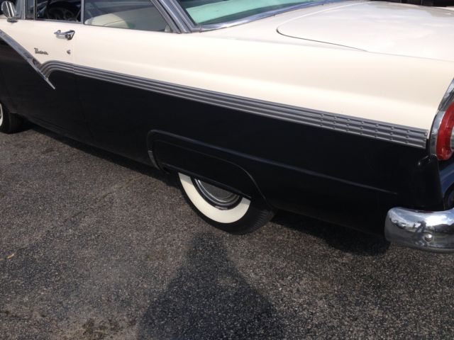 1956 Red Ford Fairlane Coupe