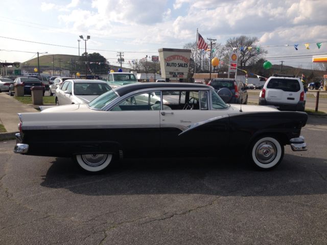 1956 Red Ford Fairlane Coupe