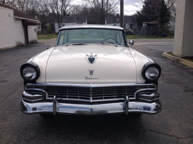 1956 Red Ford Fairlane Coupe