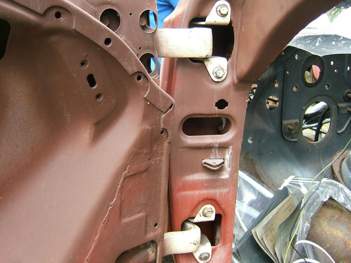 1956 Red Ford Fairlane Coupe