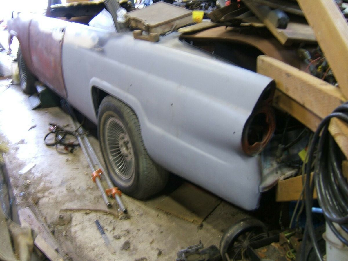 1956 Red Ford Fairlane Coupe