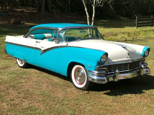1956 Teal Ford Fairlane --