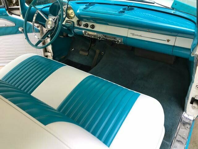 1956 Teal Ford Fairlane --