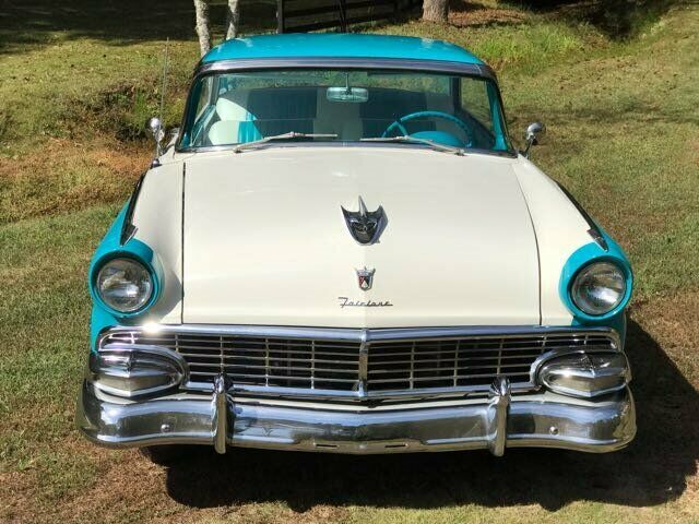 1956 Teal Ford Fairlane --