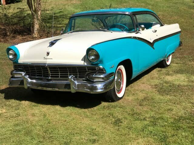 1956 Teal Ford Fairlane --
