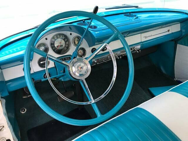 1956 Teal Ford Fairlane --