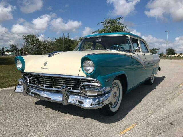 19560000 BEIGE Ford Fairlane Sedan