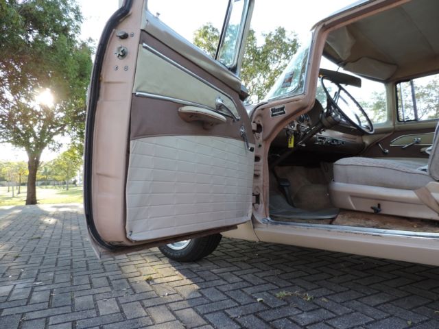 19560000 BEIGE Ford Fairlane Sedan