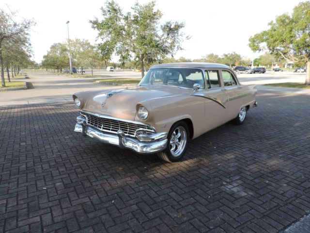 19560000 BEIGE Ford Fairlane Sedan