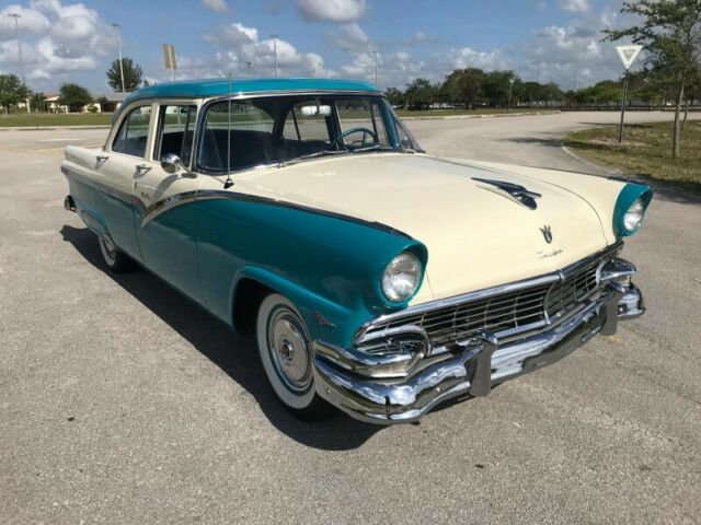 19560000 BEIGE Ford Fairlane Sedan