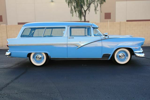 1956 Blue Ford Parklane Wagon