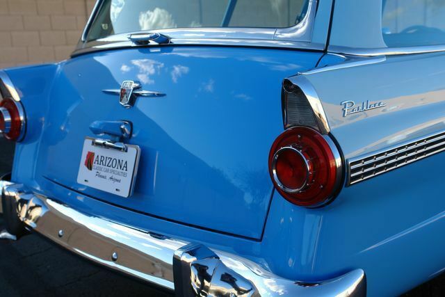1956 Blue Ford Parklane Wagon