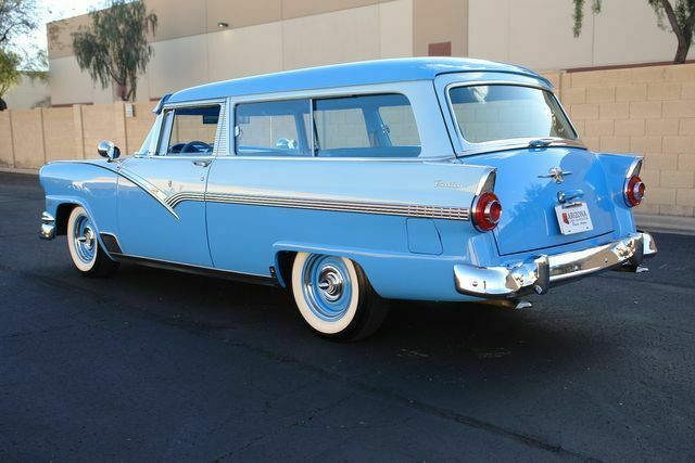 1956 Blue Ford Parklane Wagon