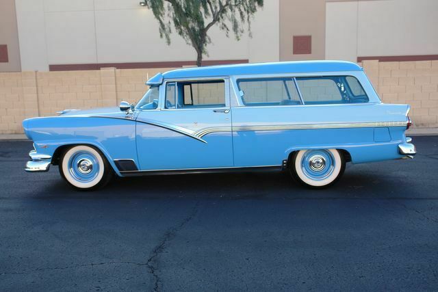 1956 Blue Ford Parklane Wagon