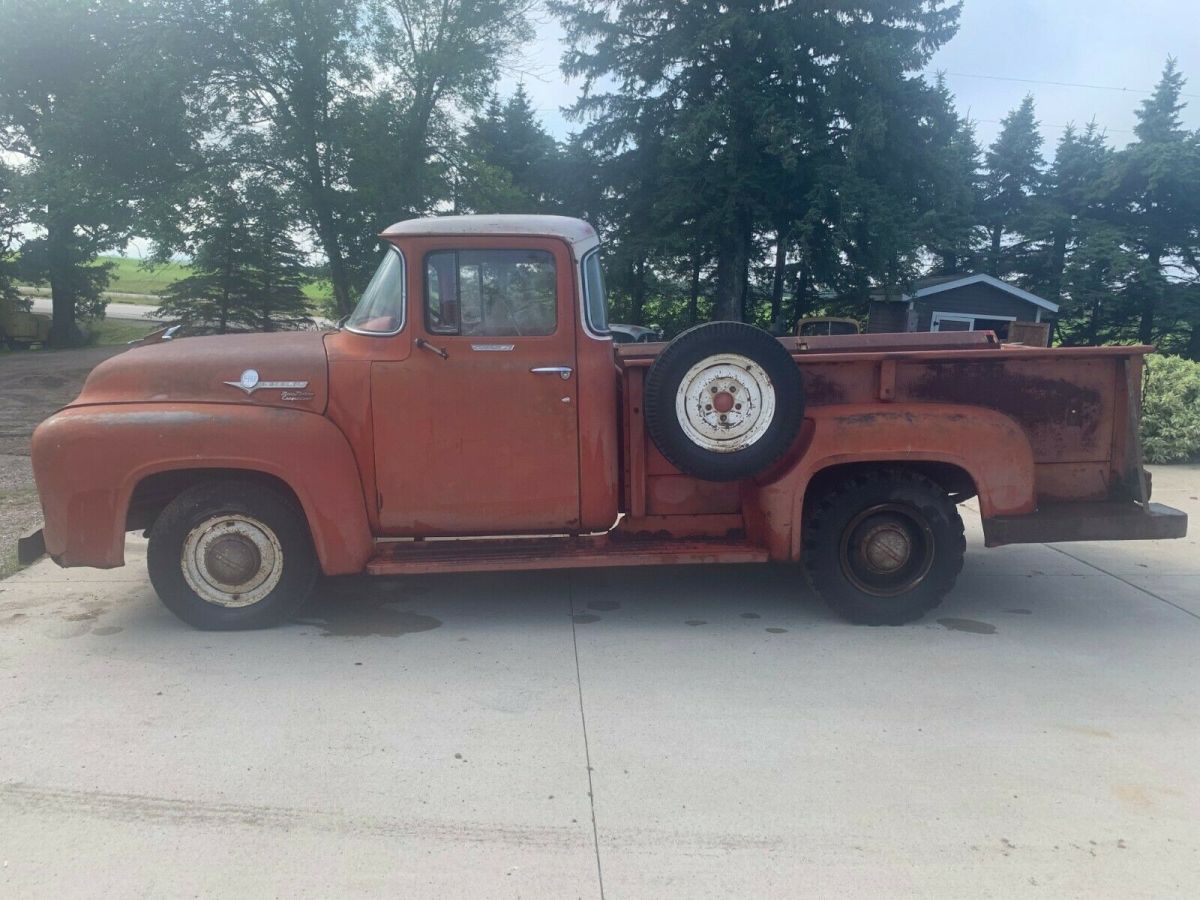 1956 Red Ford Other Pickups